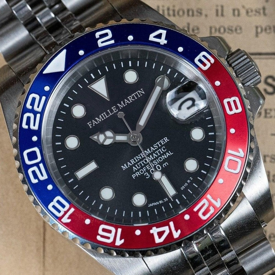 GMT MOD Pepsi avec l’inscription Famille Martin