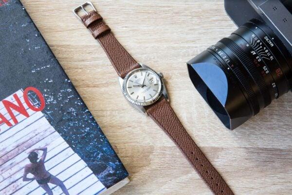 L'Art des Bracelets de Montre en Cuir Grainé - MONTRE A PAPY