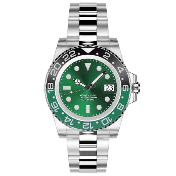 GMT MOD - GREEN - MONTRE A PAPY - Montre automatique seiko mod mczr_price_299