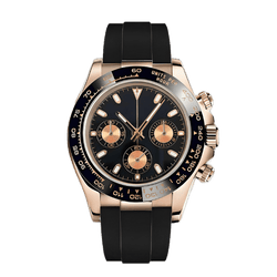 DAYTO MOD PINK GOLD BLACK VK63 — montre Seiko Mod Austral