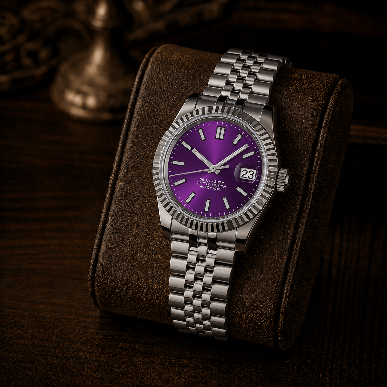 DJ MOD - PURPLE - MONTRE A PAPY - Montre automatique seiko mod mczr_price_289