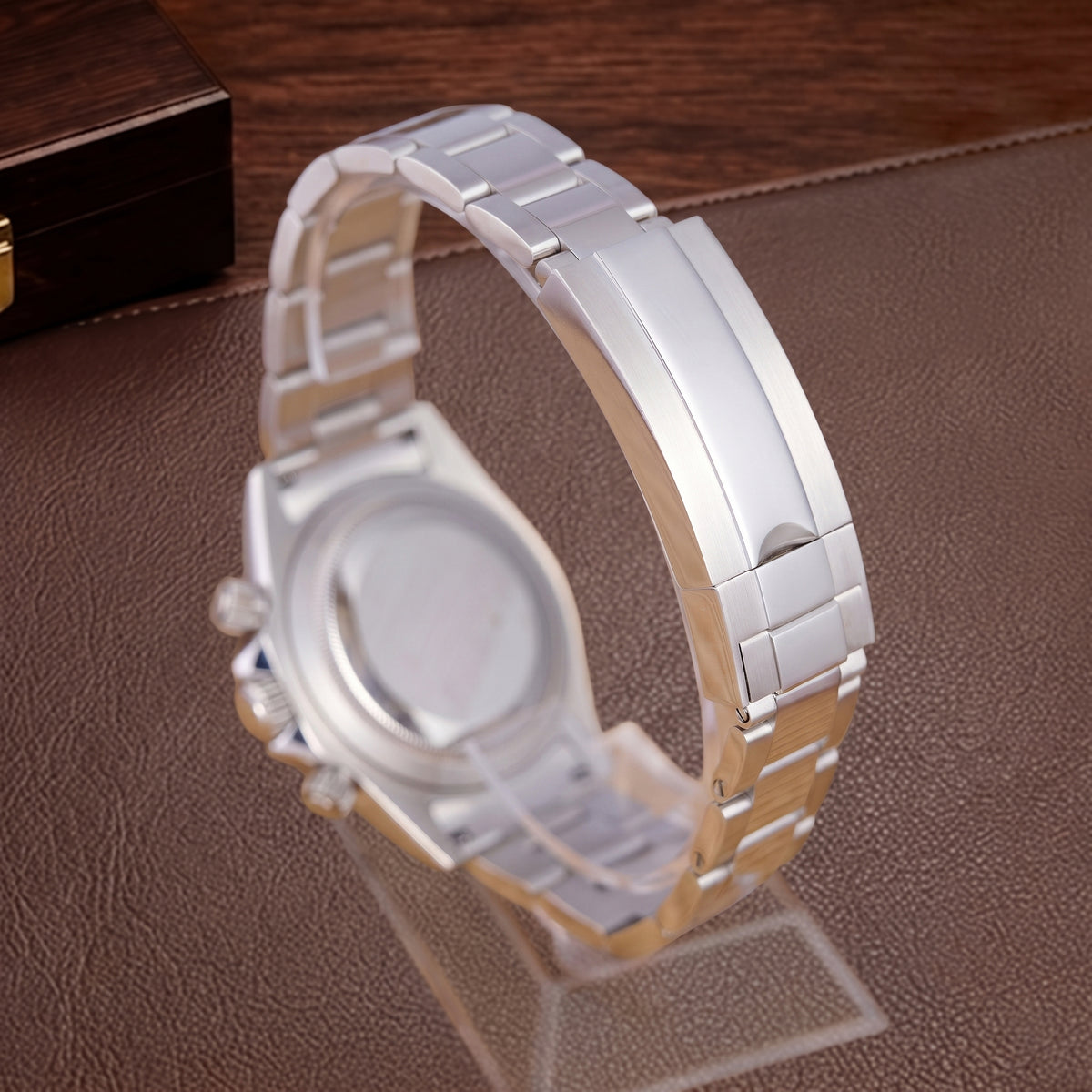 Bracelet Oyster acier 316L et son fermoir déployant