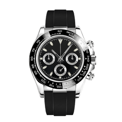 DAYTO MOD BLACK RUBBER VK63 — montre Seiko Mod Austral