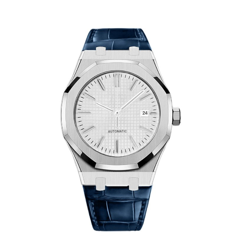 Bracelet OAK cuir bleu