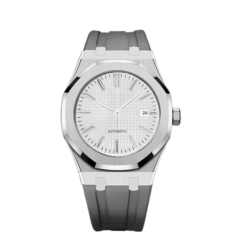 Bracelet OAK caoutchouc gris