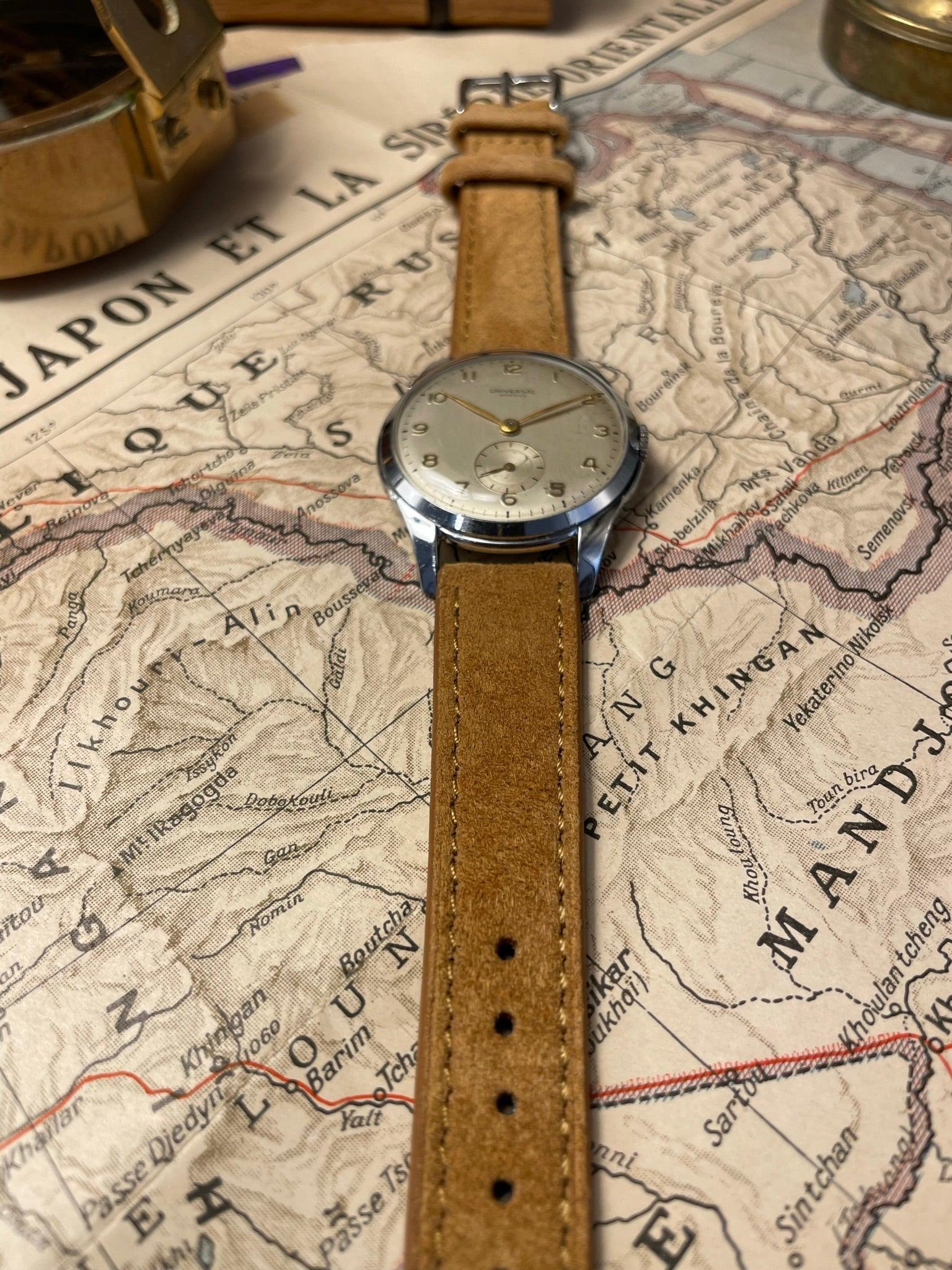 Montre vintage Universal Genéve 1940 cal 262 - MONTRE A PAPY - Montre automatique seiko mod