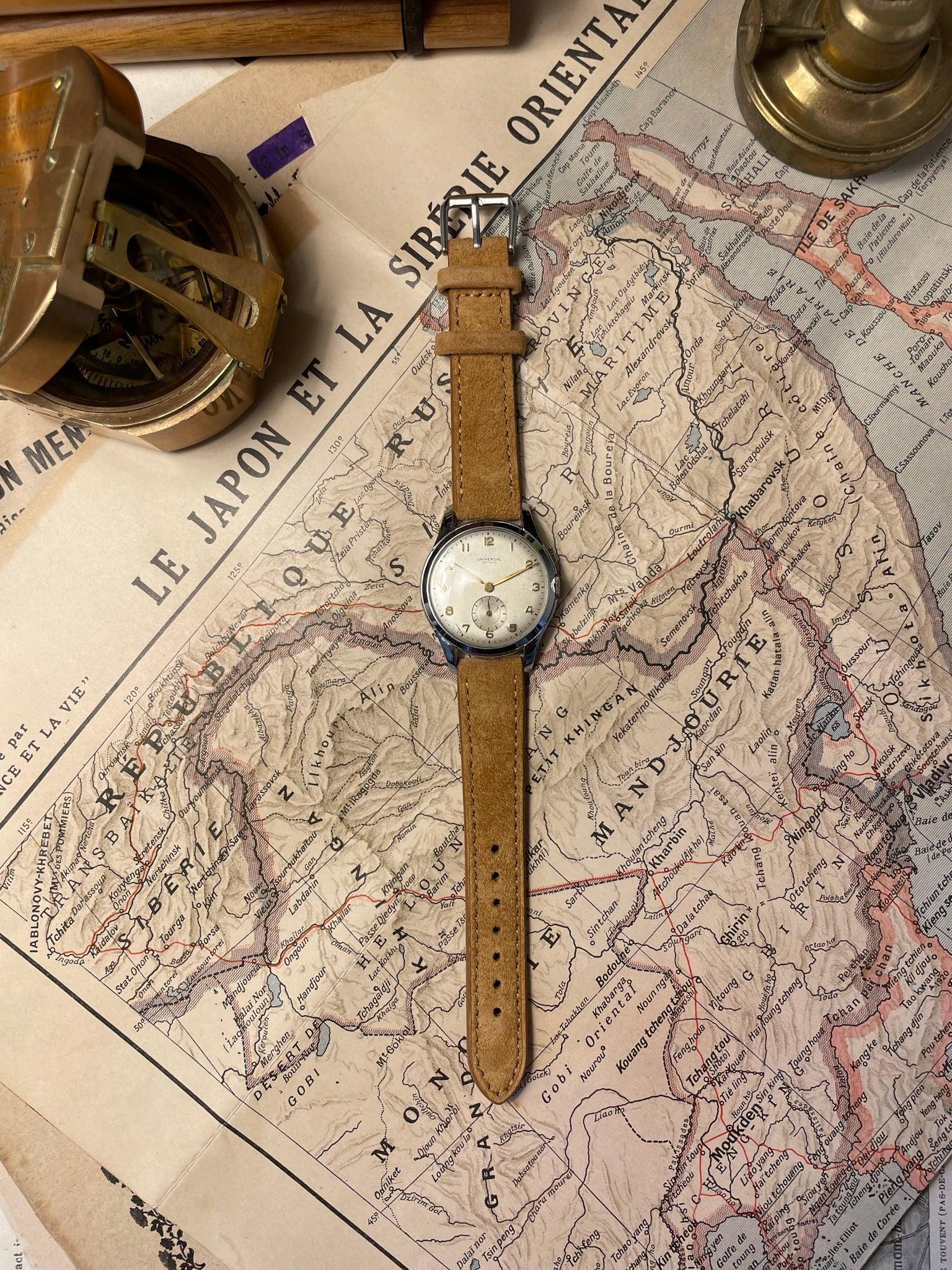 Montre vintage Universal Genéve 1940 cal 262 - MONTRE A PAPY - Montre automatique seiko mod